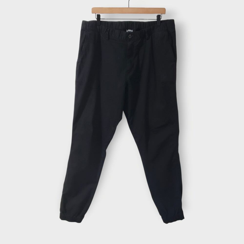 Bear Bottom Mens Chino‎ Stretch Jogger Pants Black Sz XL Tall 32" Preppy Casual